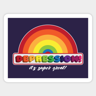 Depression! Sticker